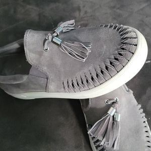 J Slides Suede Wrapped Tassel SliJ Slides Shoes